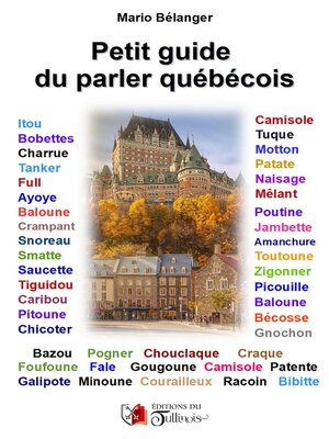 cover image of Petit guide du parler québécois